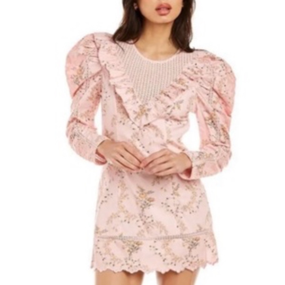Darling pink Love Shack Fancy Cedella Dress
